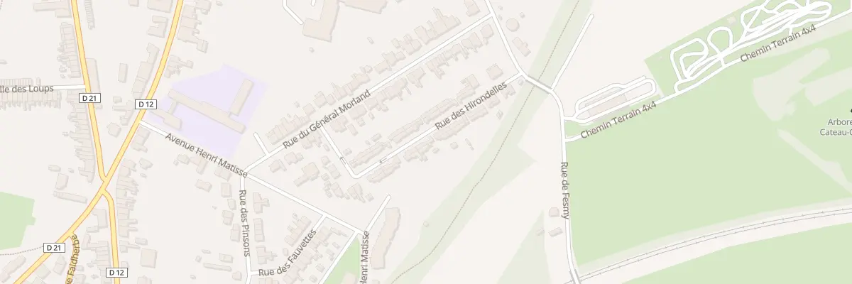 Plan du 15 Rue des Hirondelles au Cateau-Cambrésis