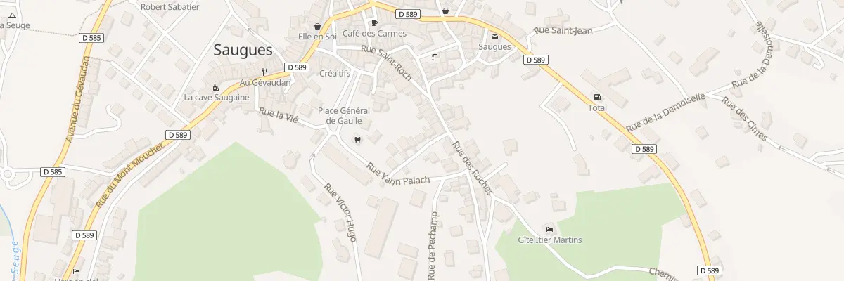 Plan du 9018 Rue des Sabotiers à Saugues