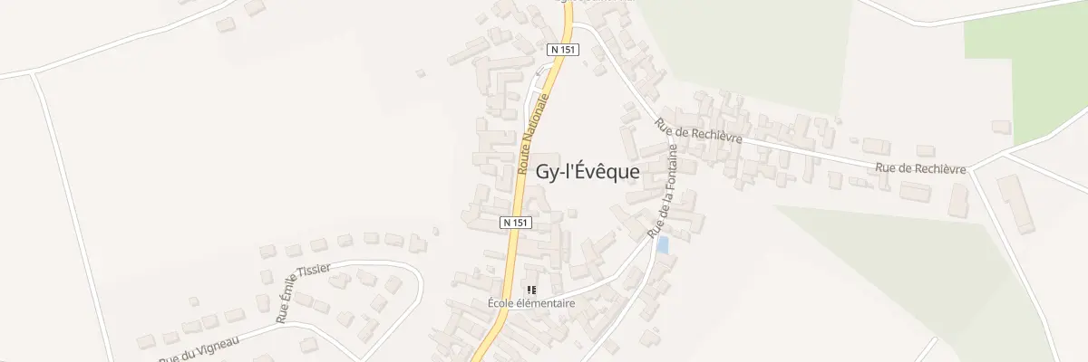 Plan du 31 Rte Nationale à Gy-l’Évêque