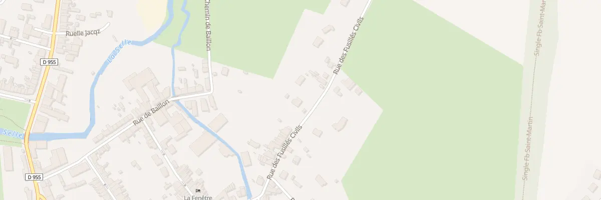 Plan du 33 Rue des Fusillés Civils au Cateau-Cambrésis