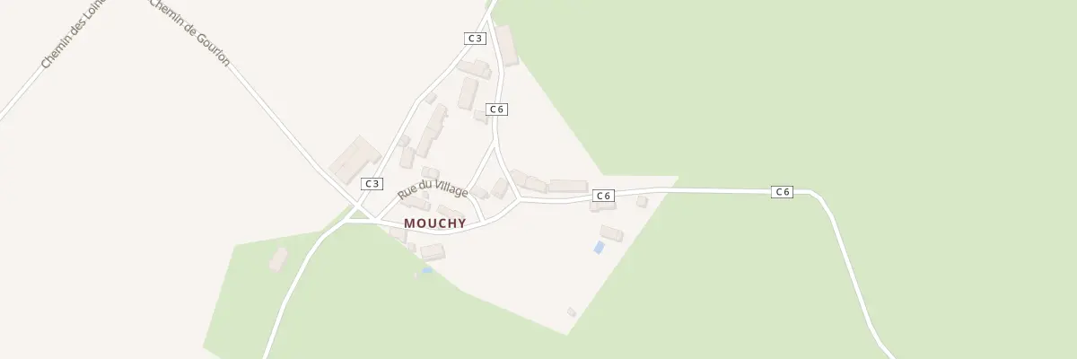 Plan du 92 Mouchy à Moraches