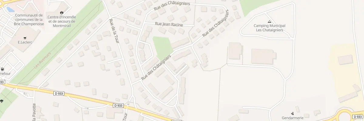 Plan du 14 Rue des Chataigniers à Montmirail