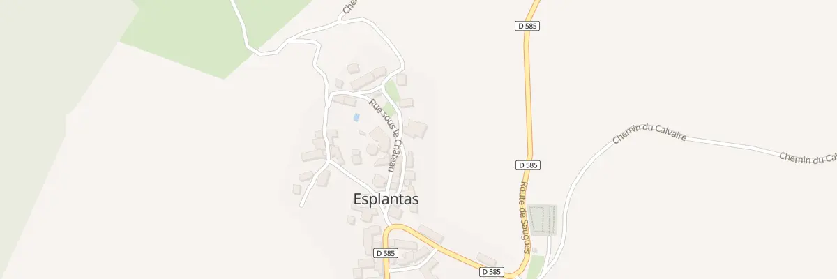 Plan du 5006 Le Bourg à Esplantas-Vazeilles