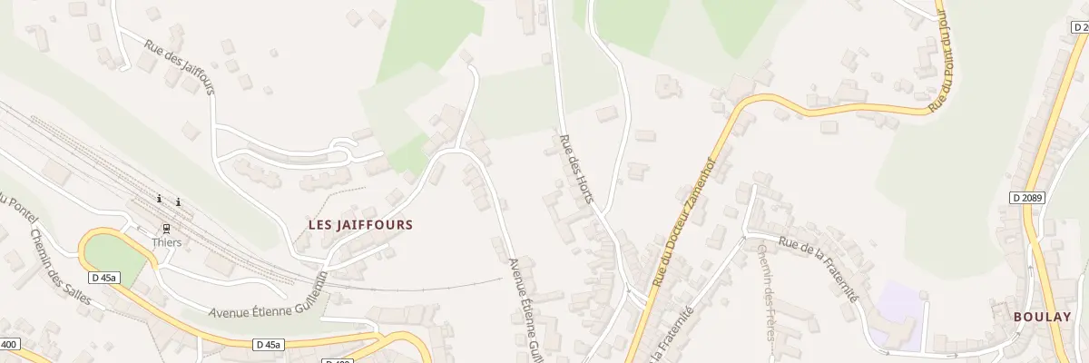 Plan du 64 Rue des Horts à Thiers