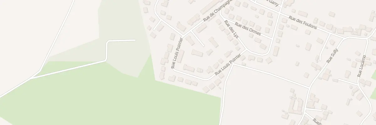 Plan du 14 Rue Louis Poirrier à Esternay