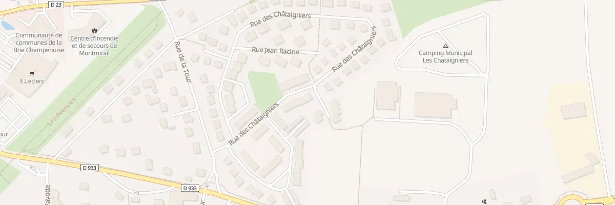 Plan du 20 Rue des Chataigniers à Montmirail