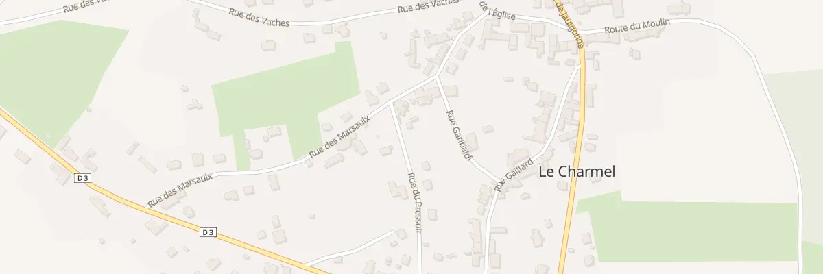 Plan du 3 Rue du Pressoir au Charmel