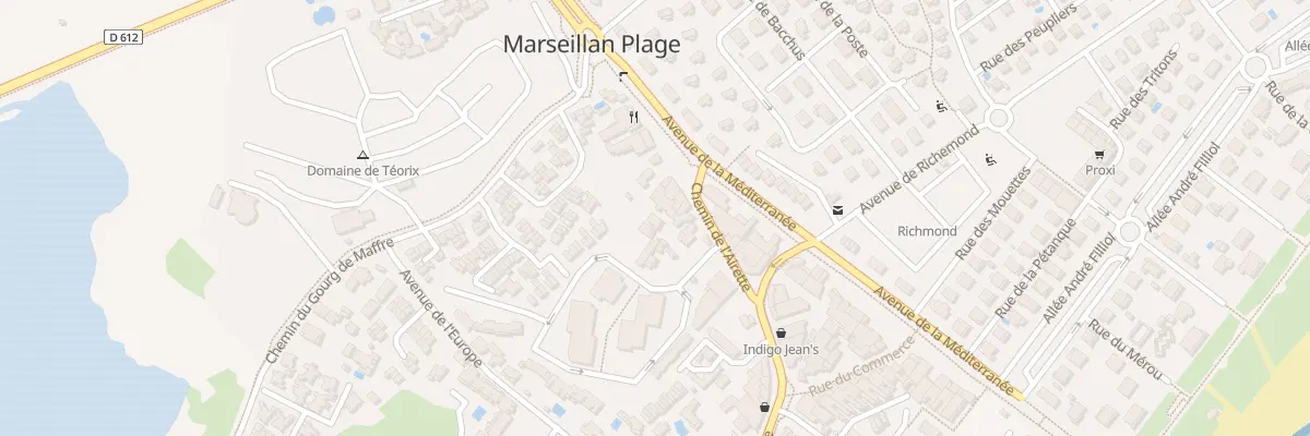Plan du 49 Av de la Méditerranée à Marseillan