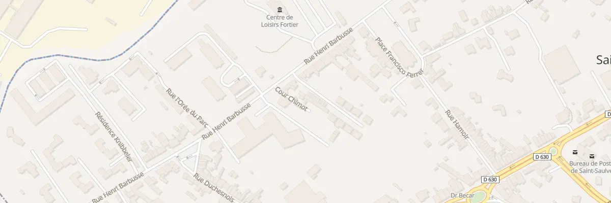 Plan du 3 Rue H Barbusse 43 Cour Chimot à Saint-Saulve