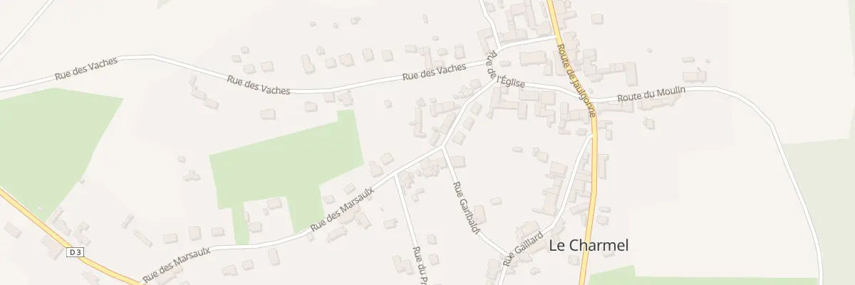 Plan du 20 Rue des Marsaulx au Charmel