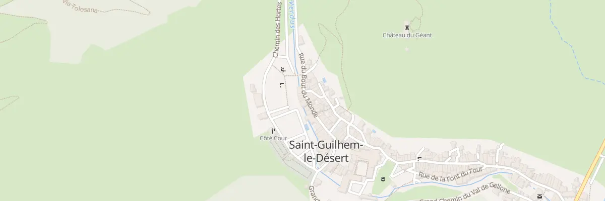 Plan du 19 Rue du Bout du Monde à Saint-Guilhem-le-Désert