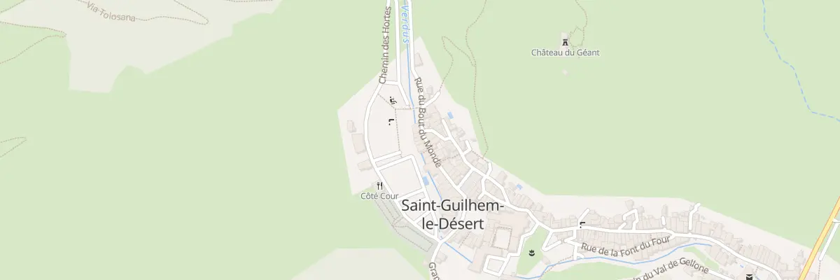 Plan du 21 Rue du Bout du Monde à Saint-Guilhem-le-Désert