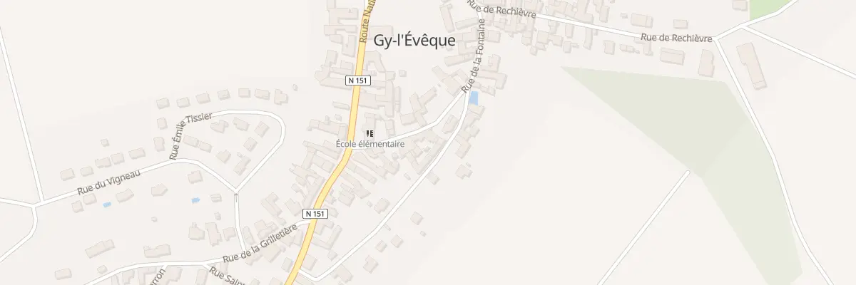 Plan du 9 Rue de la Fontaine à Gy-l’Évêque