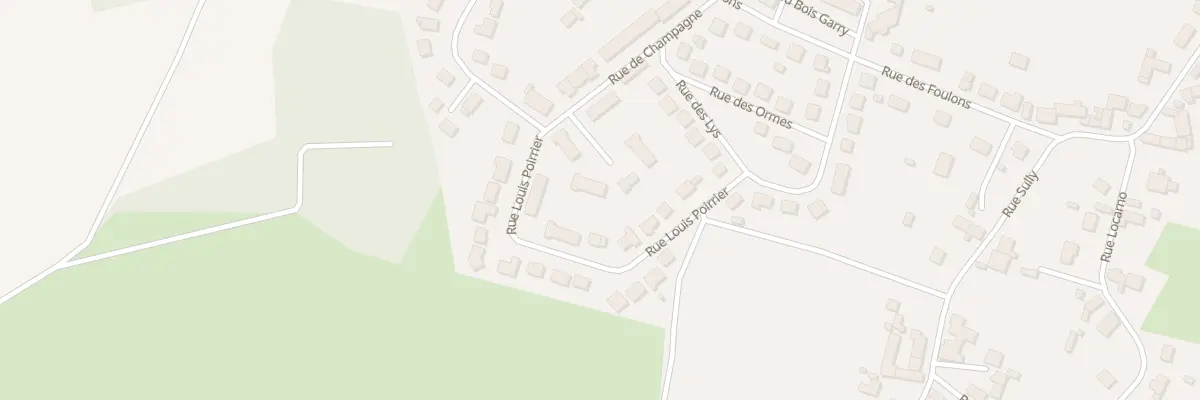 Plan du 18 Rue Louis Poirrier à Esternay