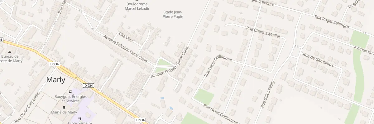 Plan du 68 Av F Joliot Curie à Marly