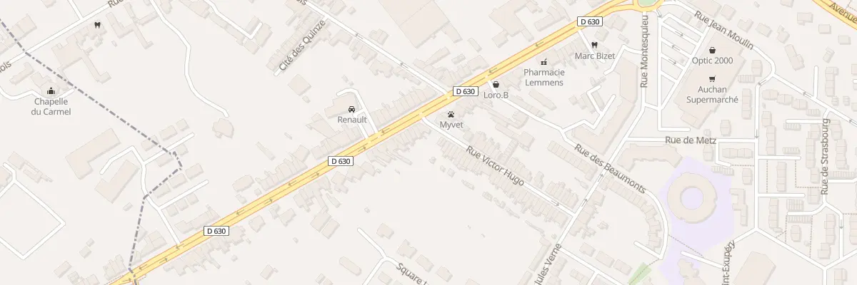 Plan du 61 Rue Jean Jaurès à Saint-Saulve