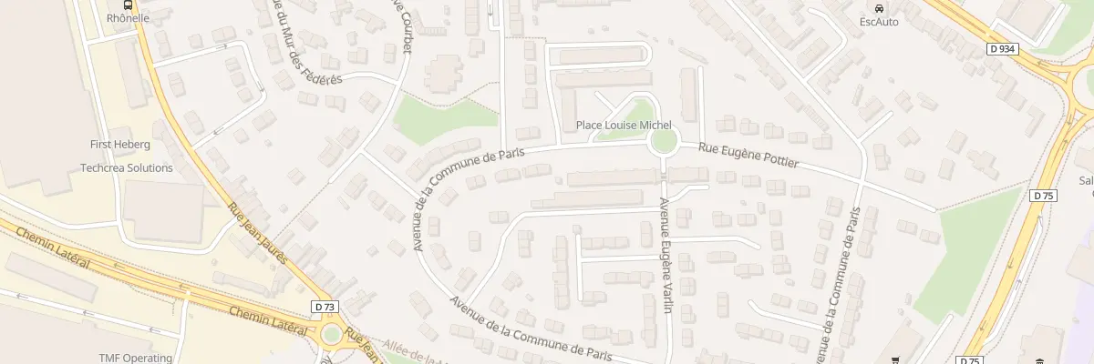 Plan du 15 Av de la Commune de Paris à Marly