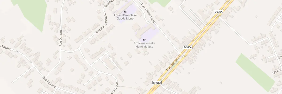 Plan du 554T Rue Jean Jaurès à Bruay-sur-l’Escaut