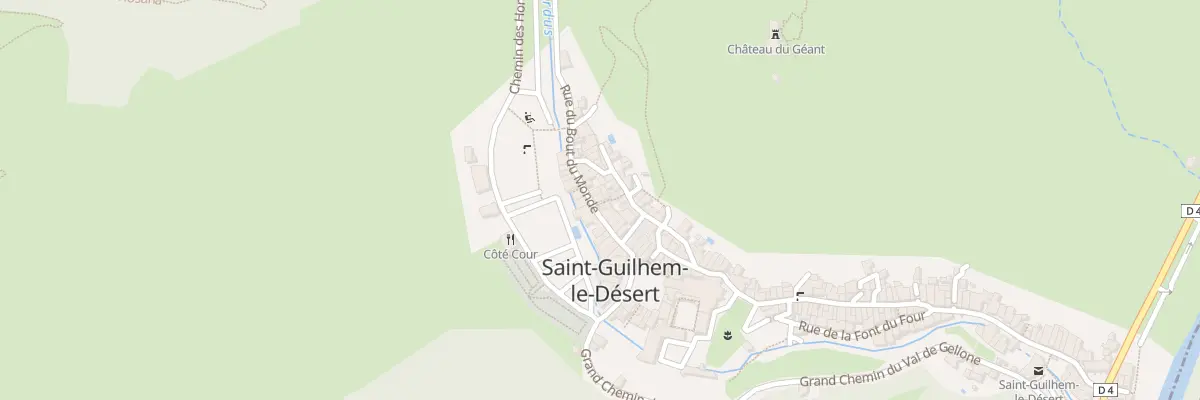 Plan du 14 Rue du Bout du Monde à Saint-Guilhem-le-Désert