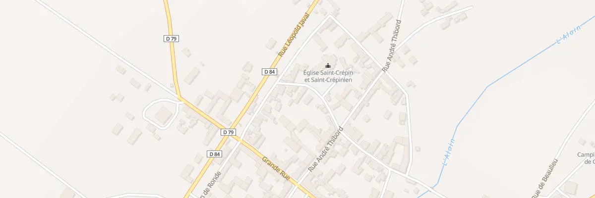 Plan du 6 Rue de l’Eglise à Courgenay
