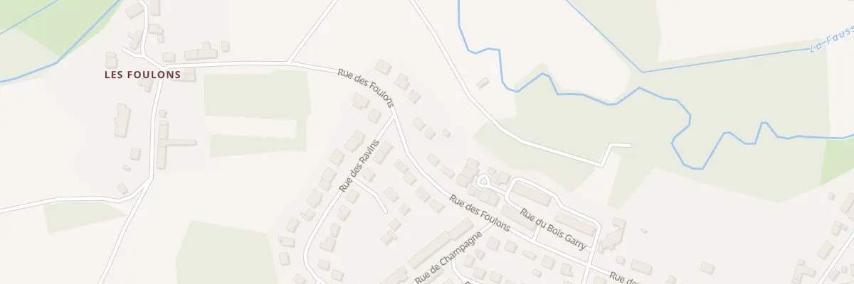Plan du 22 Rue des Foulons à Esternay