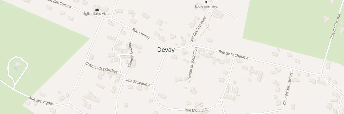 Plan du 8 Ple Comoy à Devay