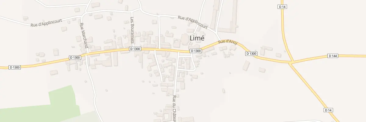 Plan du 6 Rue du Château à Limé