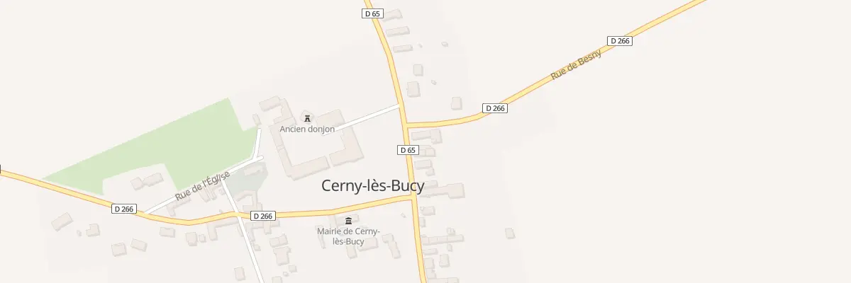 Plan du 30 Gr Grande Rue à Cerny-lès-Bucy