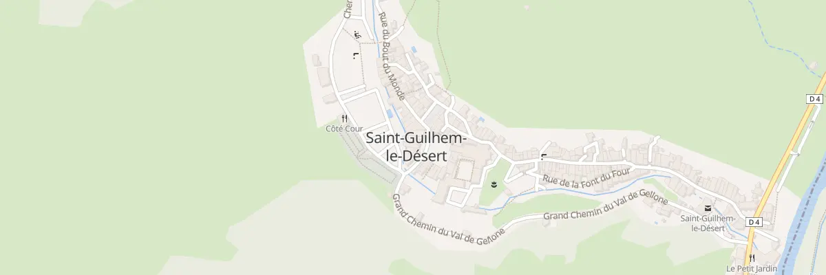 Plan du 9 Pl de la Liberté à Saint-Guilhem-le-Désert