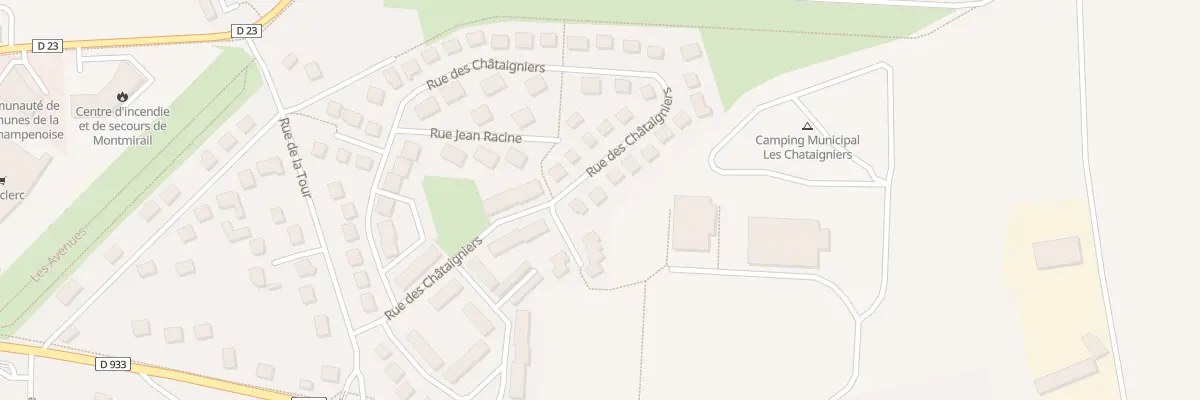 Plan du 26 Rue des Chataigniers à Montmirail