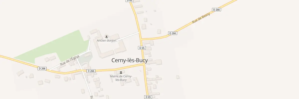 Plan du 28 Gr Grande Rue à Cerny-lès-Bucy