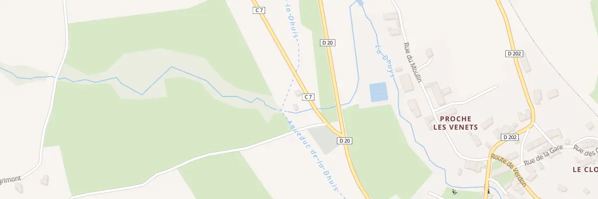 Plan de Sous le Pre Charlot à Pargny-la-Dhuys