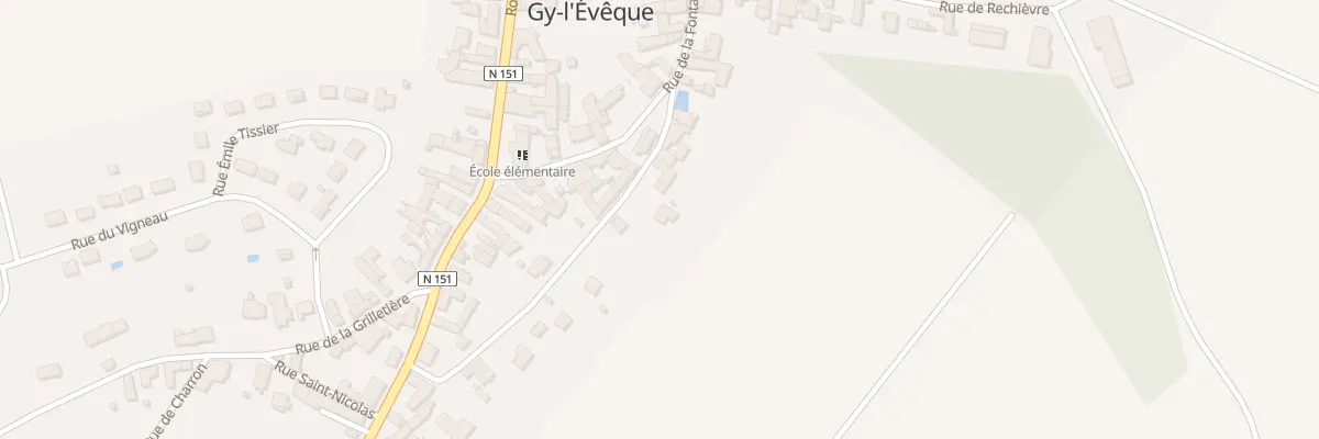 Plan du 3B Rue de la Pionrue à Gy-l’Évêque