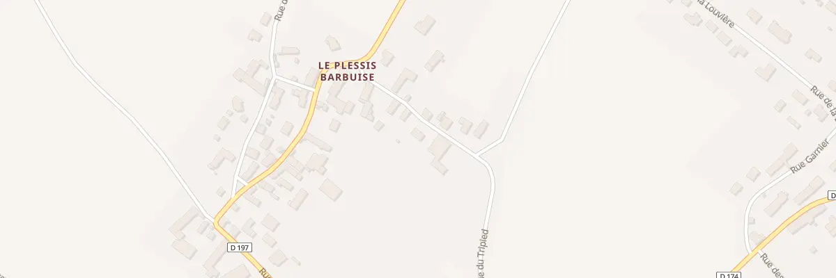 Plan du 10 Rue du Tripied à Barbuise