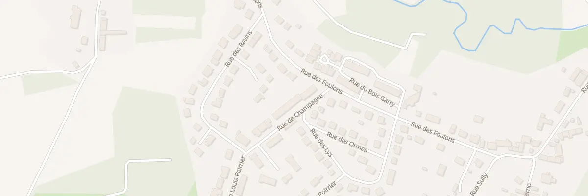 Plan du 12 Rue de Champagne à Esternay