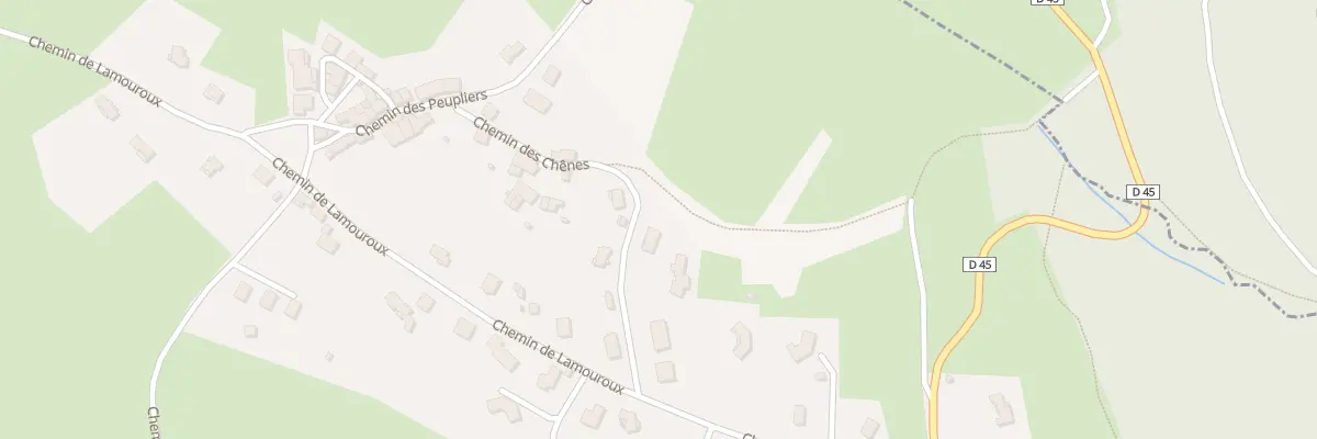 Plan du 7 Che des Chênes à Escoutoux