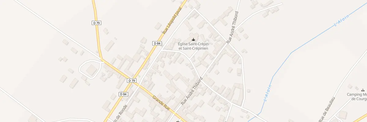 Plan du 6B Rue de l’Eglise à Courgenay