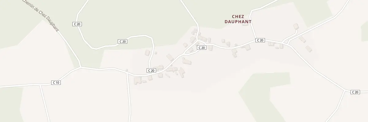 Plan du 5145 Chez Dauphant à Châteldon