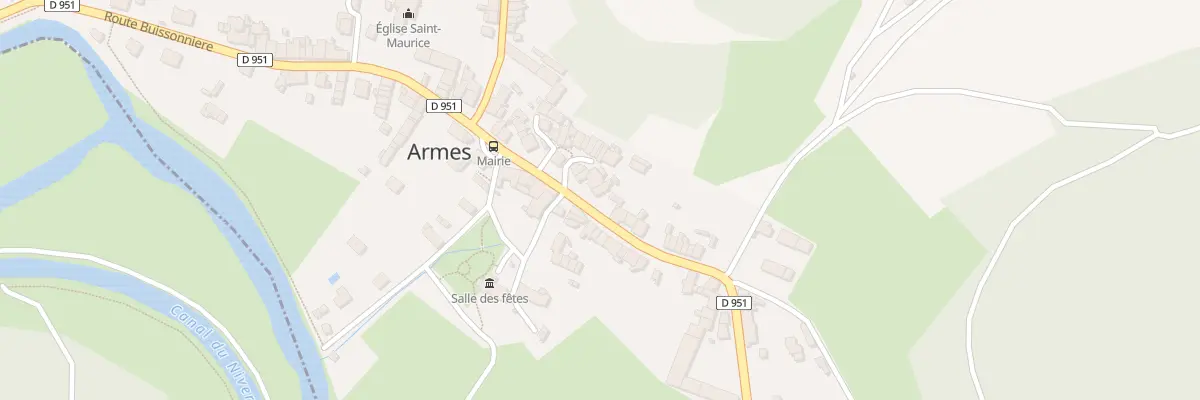 Plan du 129 Rte Buissonniere à Armes