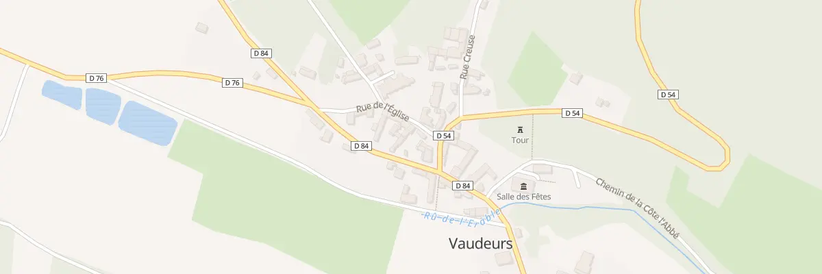 Plan du 3 Rue de l’Eglise à Vaudeurs
