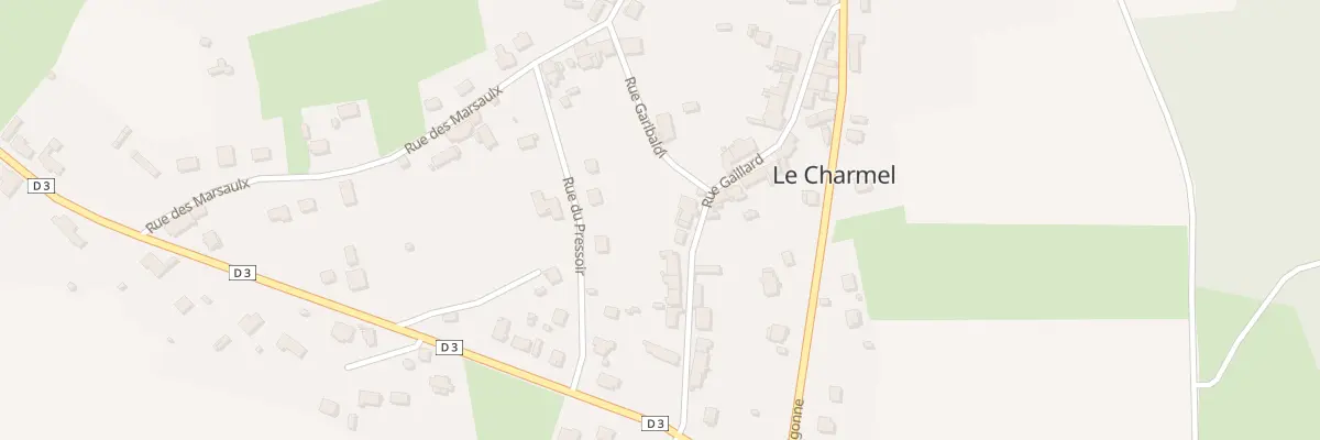 Plan du 20 Rue Gaillard au Charmel