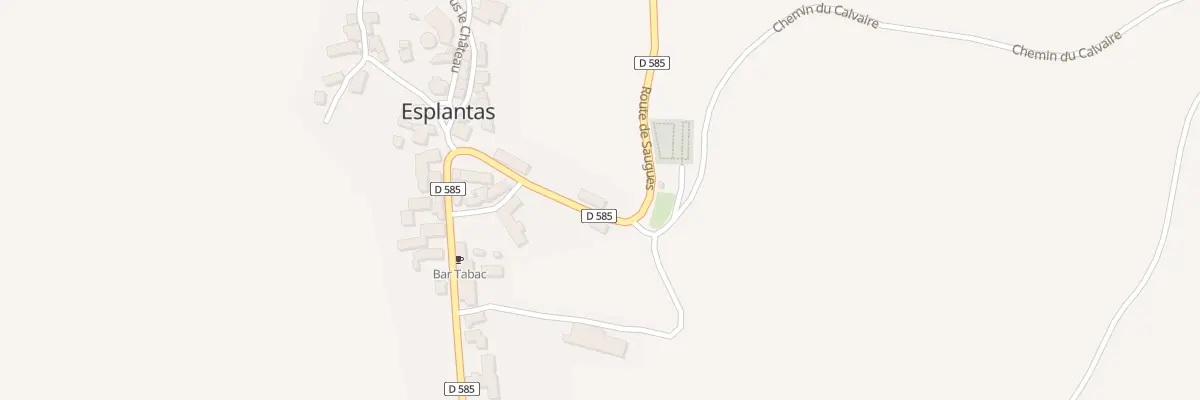 Plan du 5032 Le Bourg à Esplantas-Vazeilles