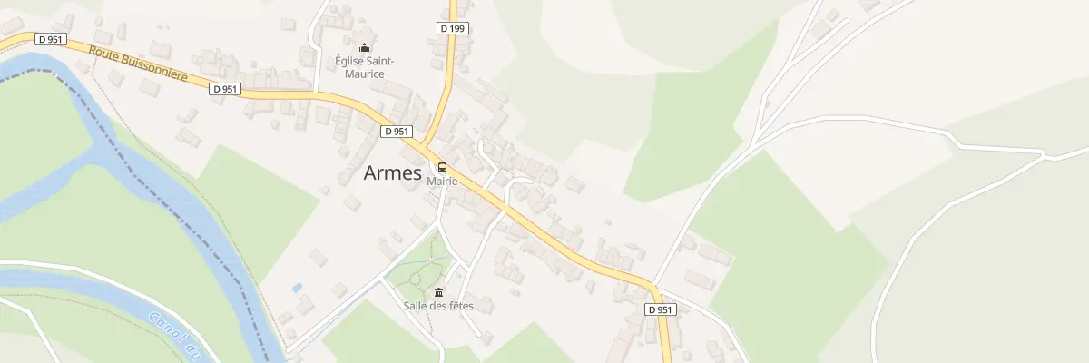 Plan du 119 Rte Buissonniere à Armes