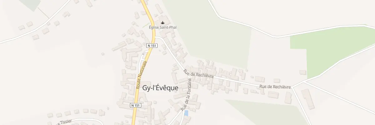 Plan du 13 Rue de Rechievre à Gy-l’Évêque