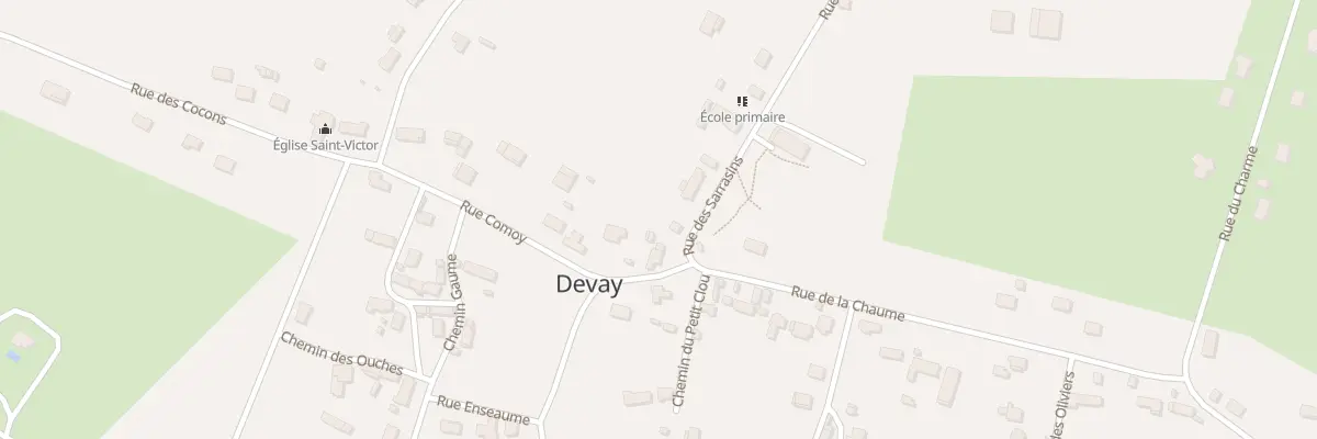 Plan du 2 Ple Comoy à Devay