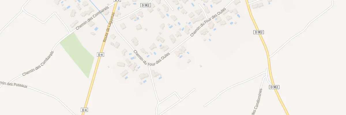 Plan du 283 Che du Four des Oules à Saint-Jean-de-Fos