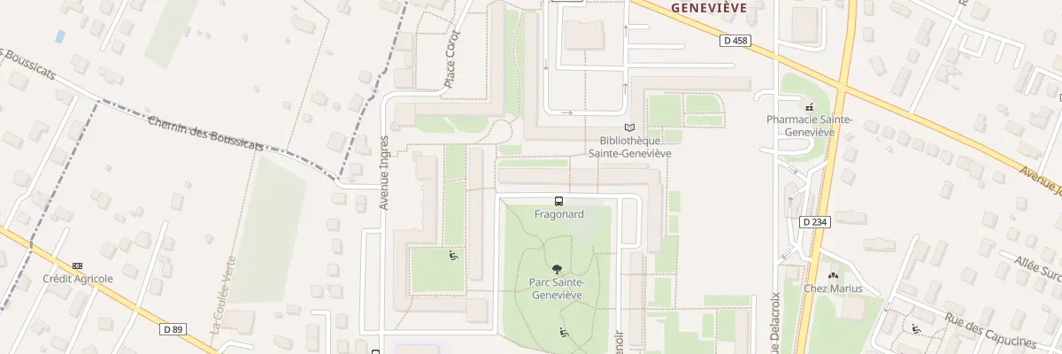 Plan du 1 Rue Renoir à Auxerre
