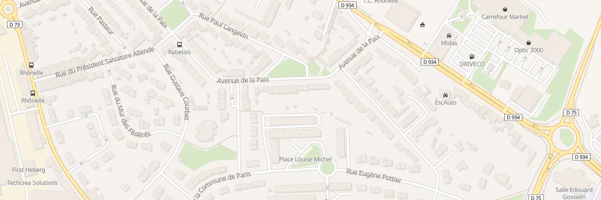Plan du 74 Av de la Paix à Marly