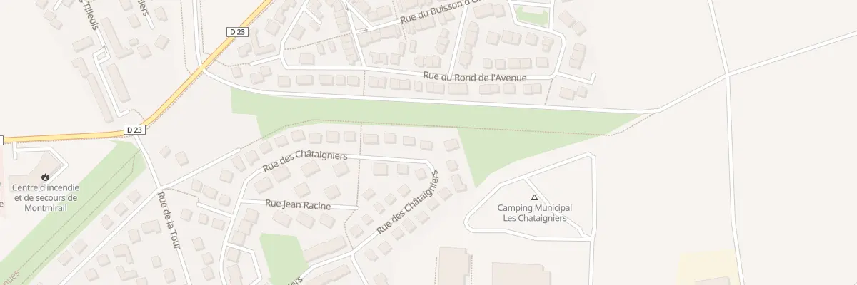 Plan du 44 Rue des Chataigniers à Montmirail