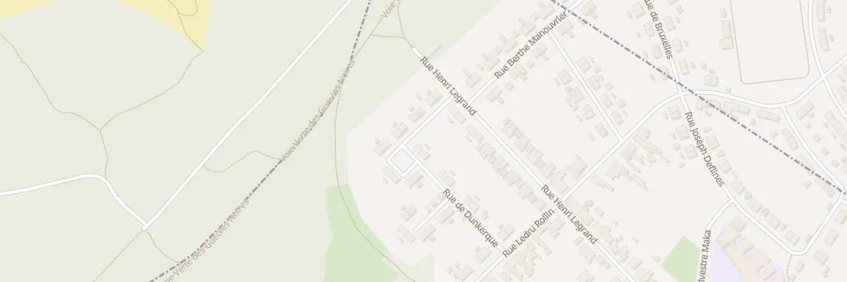 Plan du 12 Rue de Dunkerque à Bruay-sur-l’Escaut